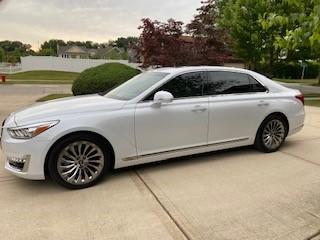 White 2017 Genesis G90 3.3T Premium